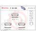 BREMBO Bremsklötze VA P 59 055 BREMBO Bremsklötze VA P 59 055