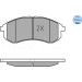 Bremsbelagsatz Mitsubishi P. L200 96-07 Mit Akustischem Verschleisssensor 025 238 7914/W Bremsbelagsatz Mitsubishi P. L200 96-07 Mit Akustischem Verschleisssensor 025 238 7914/W