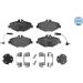 Bremsbelagsatz Db P. W211 02- Mit Sensor 025 237 4320/W Bremsbelagsatz Db P. W211 02- Mit Sensor 025 237 4320/W