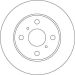 Bremsscheibe Toyota P. Yaris 1.0-1.5 99-05 DF4112 Bremsscheibe Toyota P. Yaris 1.0-1.5 99-05 DF4112