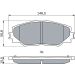 Bremsklötze TOYOTA RAV4, Auris, Prius 0 986 494 174 Bremsklötze TOYOTA RAV4, Auris, Prius 0 986 494 174