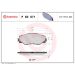 BREMBO Bremsklötze VA TOYOTA Auris, Mirai 06-18 PRIME LINE P 83 071 BREMBO Bremsklötze VA TOYOTA Auris, Mirai 06-18 PRIME LINE P 83 071