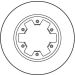 Bremsscheibe Nissan P. Terrano DF1965 Bremsscheibe Nissan P. Terrano DF1965