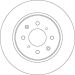 86 482 036 Bremsscheibe HA DF6318 86 482 036 Bremsscheibe HA DF6318