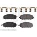 Bremsbelagsatz Nissan P. Patrol Gr 2.8-3.0 Dti 97 ADN14287 Bremsbelagsatz Nissan P. Patrol Gr 2.8-3.0 Dti 97 ADN14287