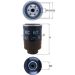 MAHLE Kraftstofffilter KC 67