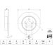 BOSCH Bremsscheibe 0 986 479 H63 BOSCH Bremsscheibe 0 986 479 H63