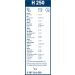 Bosch Wischerblatt H250 3397011629 Bosch Wischerblatt H250 3397011629