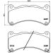 BREMBO Bremsklötze VA P 83 146 BREMBO Bremsklötze VA P 83 146
