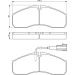 Bremsklötze NISSAN Cabstar 06 0 986 494 278 Bremsklötze NISSAN Cabstar 06 0 986 494 278
