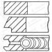 GOETZE ENGINE Kolbenringsatz 08-436500-00 Goetze Diamond Coated® LKZ-Ring®