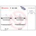BREMBO Bremsklötze VA JAGUAR F-Pace, XE, XF 15 PRIME LINE P 36 035