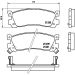 BREMBO Bremsklötze HA P 49 025 BREMBO Bremsklötze HA P 49 025
