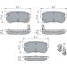 Bremsklötze HYUNDAI Creta KIA 15 0 986 494 887 Bremsklötze HYUNDAI Creta KIA 15 0 986 494 887