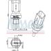 NISSENS Sensor, Kühlmitteltemperatur 207033 NISSENS Sensor, Kühlmitteltemperatur 207033