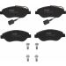 Bremsklötze VA ALFA MiTo,FIAT Bravo,LANCIA 07 COTEC GDB1855