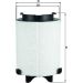 MAHLE Luftfilter LX 1566/1