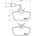 BREMBO Bremsklötze HA P 85 059 BREMBO Bremsklötze HA P 85 059