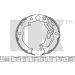 Handbremsbacken Chevrolet Lacetti 04-/Epica 2736785 Handbremsbacken Chevrolet Lacetti 04-/Epica 2736785