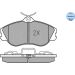 Bremsbelagsatz Vw P. A80/100/200 82-95 Mit Sensor 025 211 3819/W Bremsbelagsatz Vw P. A80/100/200 82-95 Mit Sensor 025 211 3819/W