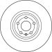12 481 044 Bremsscheibe VA DF6041S 12 481 044 Bremsscheibe VA DF6041S