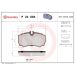 BREMBO Bremsklötze HA P 24 084 BREMBO Bremsklötze HA P 24 084