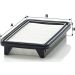 Mann & Hummel Luftfilter PKW Fiat Sedici, Suzuki SX4 C 23 004