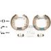 Satz Bremsbacken Fiat Grande Punto/Linea 05- (228.6X42) Shoe Kit Pro 84065400 Satz Bremsbacken Fiat Grande Punto/Linea 05- (228.6X42) Shoe Kit Pro 84065400