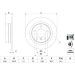 Bremsscheibe BMW 1,2 Serie 0 986 479 043 Bremsscheibe BMW 1,2 Serie 0 986 479 043