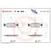 BREMBO Bremsklötze VA P 24 044 BREMBO Bremsklötze VA P 24 044