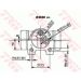 TRW Bremsrolle BWF118 TRW Bremsrolle BWF118