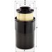 Mann & Hummel Luftfilter PKW MERCEDES C 15 200