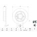 Bremsscheibe HA FORD Galaxy,SEAT,VW Sharan 95 0 986 478 421 Bremsscheibe HA FORD Galaxy,SEAT,VW Sharan 95 0 986 478 421