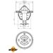 Thermostat, Kühlmittel 725111 Thermostat, Kühlmittel 725111