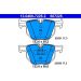 Bremsbelagsatz Bmw T. E90/E91 13.0460-7225.2 Bremsbelagsatz Bmw T. E90/E91 13.0460-7225.2