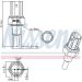 NISSENS Sensor, Kühlmitteltemperatur 207066 NISSENS Sensor, Kühlmitteltemperatur 207066