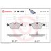 BREMBO Bremsklötze VA P 06 057 BREMBO Bremsklötze VA P 06 057