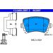 Bremsbelagsatz Vw T. A3/Tt/Golf Vi/Passat/Eos/Superb 4X4 13.0460-2887.2