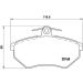 BREMBO Bremsklötze VA SEAT Ibiza VW Golf 83-04 PRIME LINE P 85 011 BREMBO Bremsklötze VA SEAT Ibiza VW Golf 83-04 PRIME LINE P 85 011