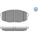 Bremsbelagsatz Kia P. Carens/Ceed/Pro Ceed 02- Mit Sensor MEYLE-ORIGINAL: True to OE 025 239 6617/W Bremsbelagsatz Kia P. Carens/Ceed/Pro Ceed 02- Mit Sensor MEYLE-ORIGINAL: True to OE 025 239 6617/W