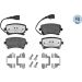 Bremsbelagsatz Vw T. T5 03- 1.9-3.2 Mit 2 Sensoren 025 233 2617-1/PD