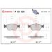 BREMBO Bremsklötze VA P 50 023 BREMBO Bremsklötze VA P 50 023
