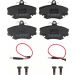 Bremsklötze VA RENAULT Megane,Clio,DACIA 90 COTEC GDB400 Bremsklötze VA RENAULT Megane,Clio,DACIA 90 COTEC GDB400
