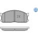 Bremsbelagsatz Mazda P. E2000-E2200 84-03 Mit Sensor 025 200 0215/W Bremsbelagsatz Mazda P. E2000-E2200 84-03 Mit Sensor 025 200 0215/W