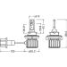 LEDriving HL BRIGHT H13 12V 15/10W P26.4t 6000K White 2 St. OSRAM Keine ECE-Zulassung, nur Offroad LEDriving® HL BRIGHT 9008DWBRT-2HFB