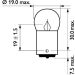 R10W 24V, 10, BA15s 13814CP