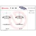 BREMBO Bremsklötze VA P 24 161 BREMBO Bremsklötze VA P 24 161
