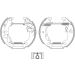 Satz Bremsbacken Fiat T. Punto Ii 09/99 - (180X32mm / Ohne Abs) 84054300 Satz Bremsbacken Fiat T. Punto Ii 09/99 - (180X32mm / Ohne Abs) 84054300
