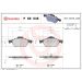 BREMBO Bremsklötze VA P 68 048 BREMBO Bremsklötze VA P 68 048
