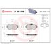 BREMBO Bremsklötze HA P 50 099 BREMBO Bremsklötze HA P 50 099